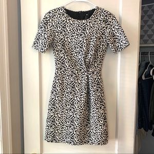H&M Leopard print/ cat print dress
